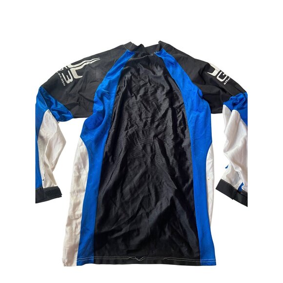 GS3 Long Sleeve Racing Jersey Men's Size XL 100% Polyester Blue, White, Black - Picture 6 of 7